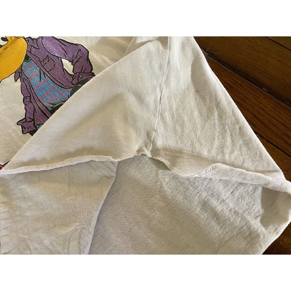 Looney Tunes 1994 Sun Sportswear Large Shirt Vintage Daffy Duck Tweety Bugs READ - Picture 8 of 16